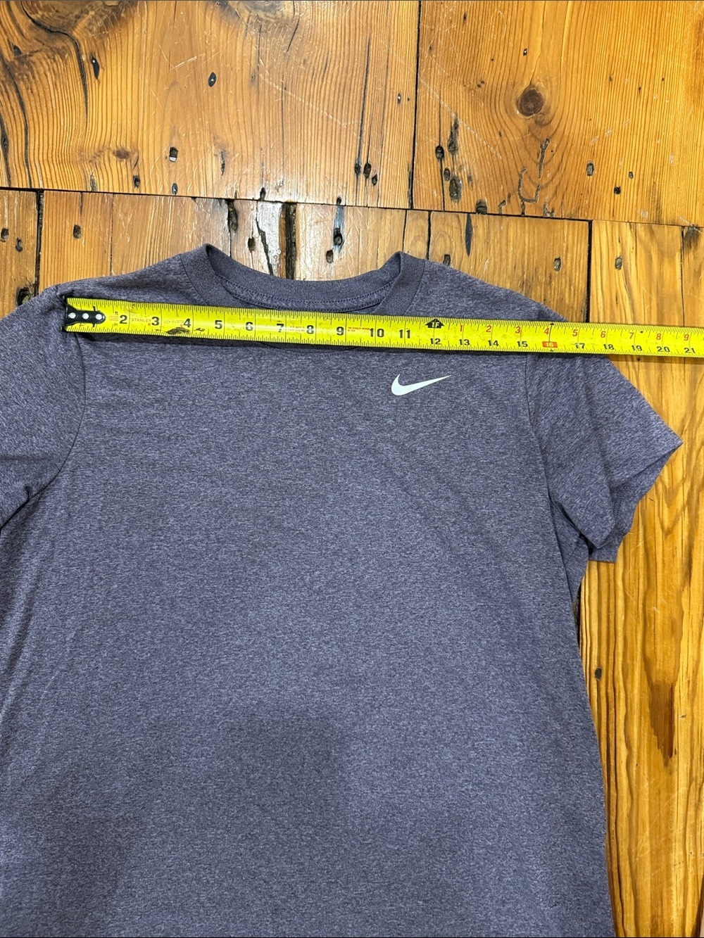 Nike Tee Dri-Fit Purple Activewear Workout T-shirt Size medium - Picture 4 of 7